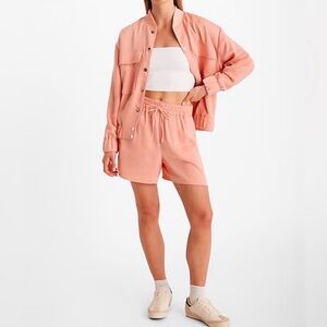 Express High Waist Peach Shorts